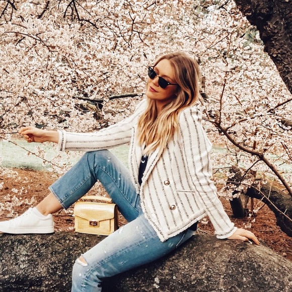 river island striped jacket